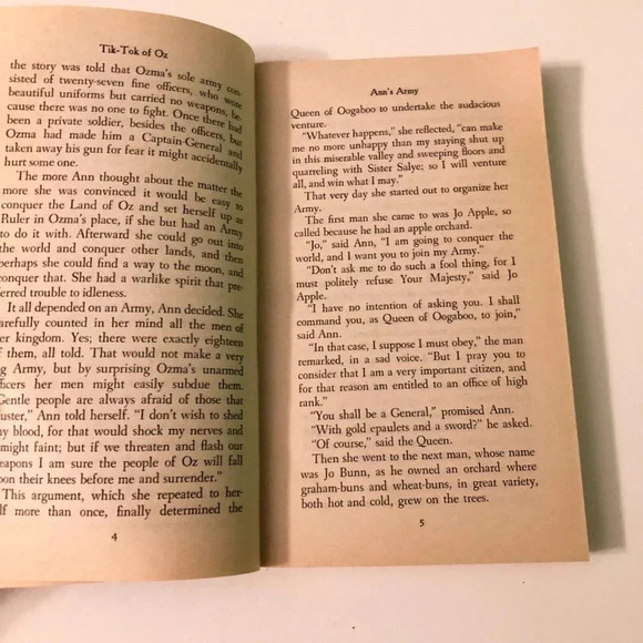 Vintage 1980 Tik Tok of Oz by L Frank Baum John R Neill Del  Rey Books - Picture 12 of 16